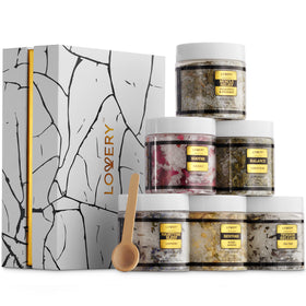 Coffret de sels de bain Deluxe LOVERY avec pots en verre