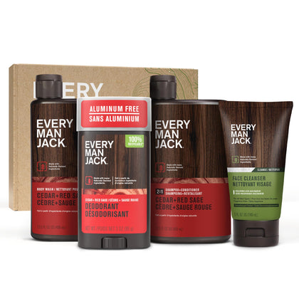 Coffret de soins Every Man Jack avec gel douche et shampooing 2-en-1
