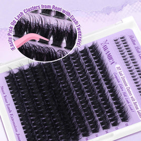 Coffret du kit d'extensions de cils Yawamica