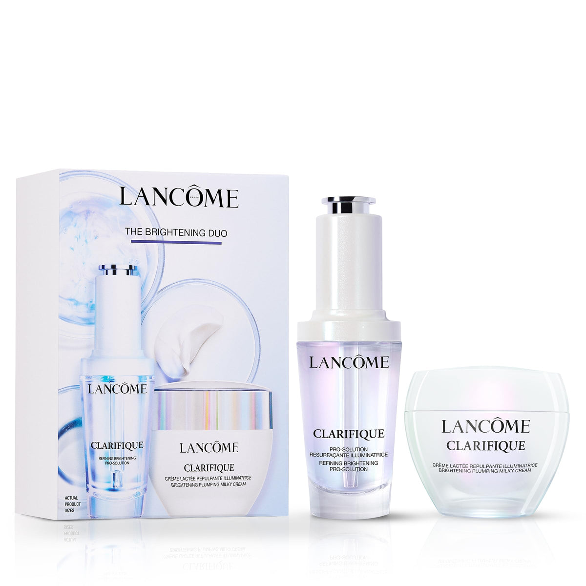 Coffret éclaircissant Lancôme Clarifique avec sérum et crème