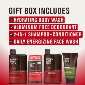 Coffret Every Man Jack comprenant un nettoyant visage et gel douche