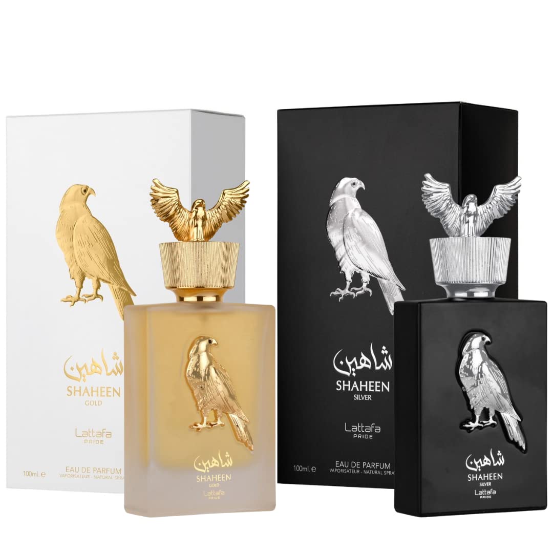 Coffret Lattafa avec deux bouteilles de parfum