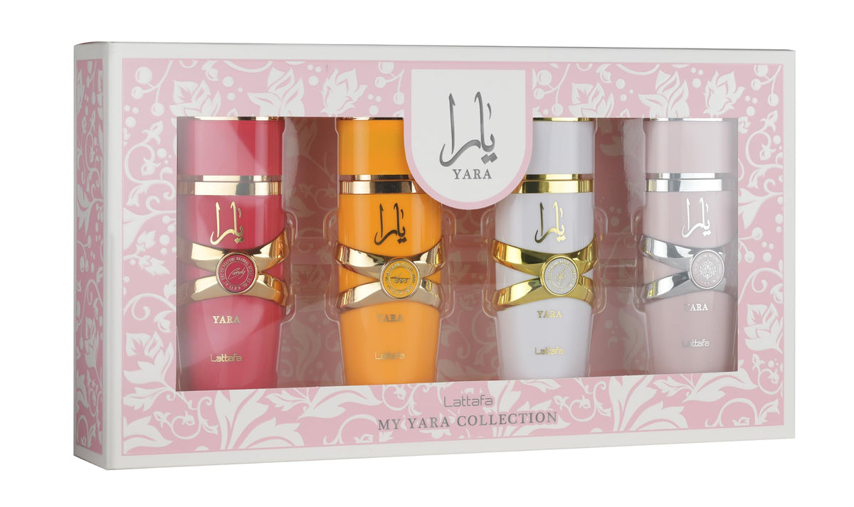 Coffret Lattafa My Yara Collection avec 4 flacons de 25 ml