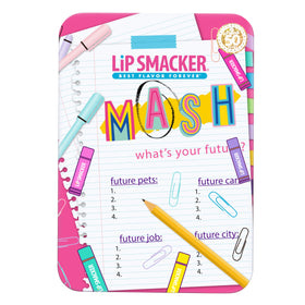 Coffret Lip Smacker MASH Tin avec 6 baumes à lèvres fruités