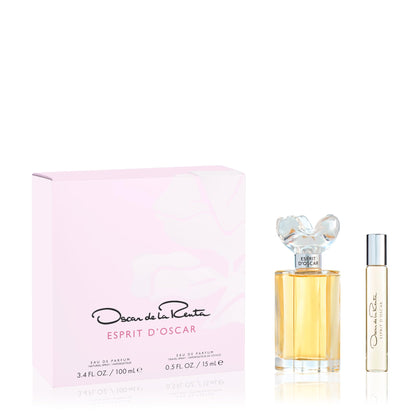 Coffret Oscar de la Renta Esprit D'Oscar avec flacon de 100 ml et vaporisateur de 15 ml
