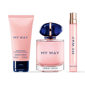 Coffret parfum My Way d'Armani Beauty avec Eau de Parfum 3,0 Fl Oz et lotion pour le corps