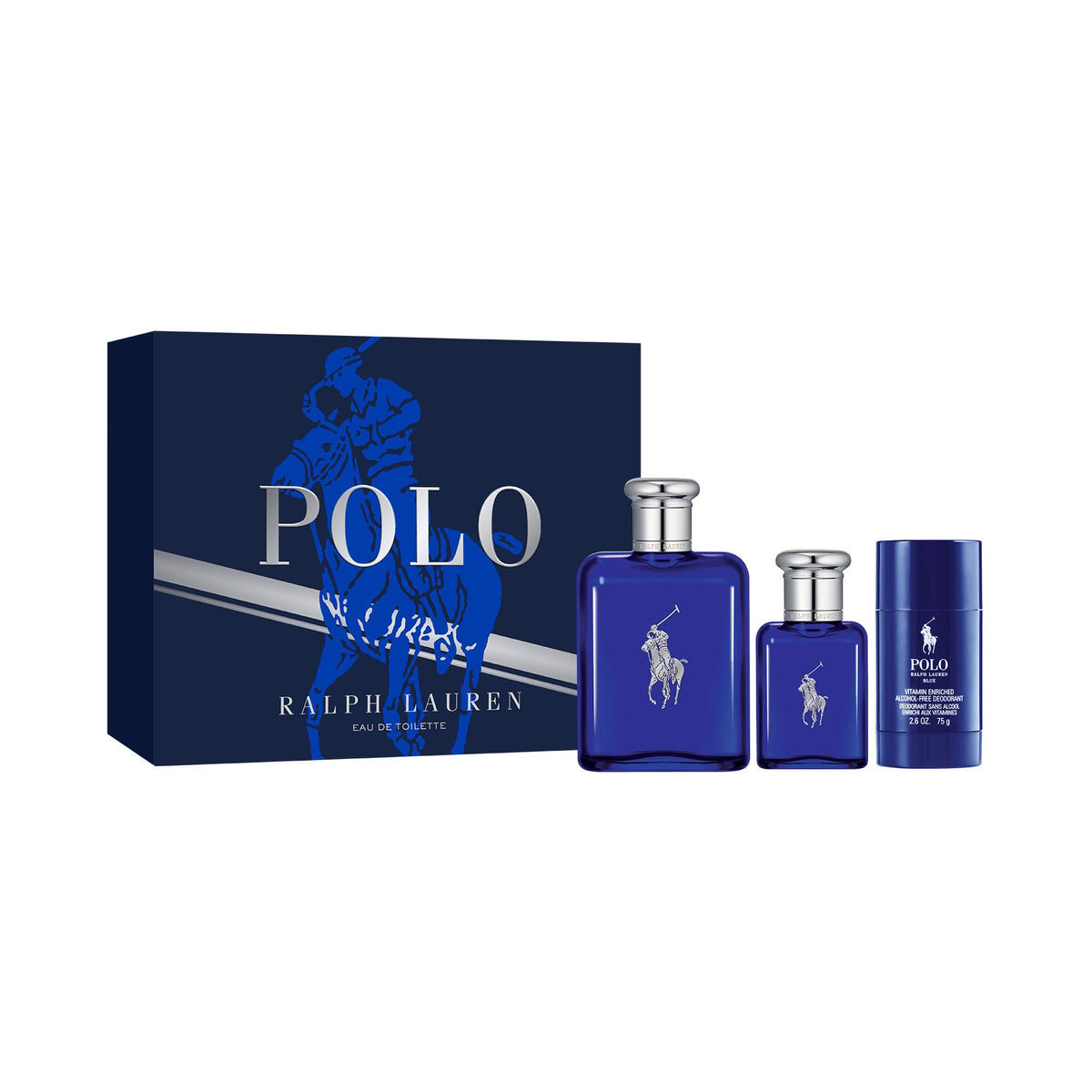 Coffret Ralph Lauren Polo Blue avec eau de toilette 125 ml et déodorant