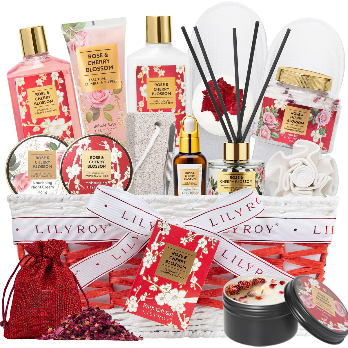 Coffret spa LILY ROY 17 pièces avec gel douche et lotion