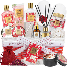 Coffret spa LILY ROY 17 pièces avec gel douche et lotion