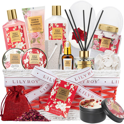 Coffret spa LILY ROY 17 pièces avec gel douche et lotion