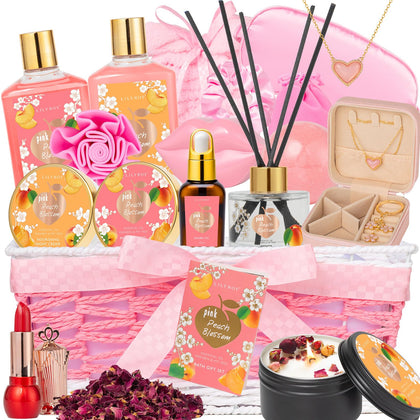 Coffret Spa LILY ROY 23 pièces avec panier tressé