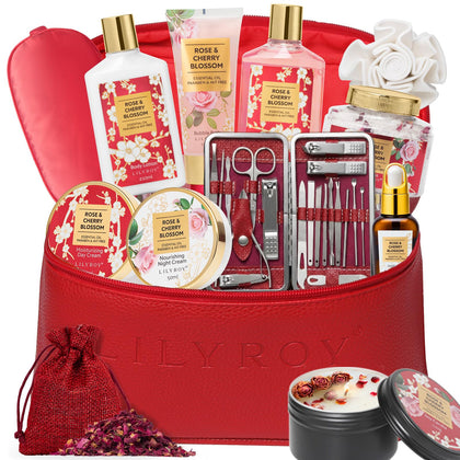 Coffret spa LILY ROY 32 pièces avec gel douche et lotion