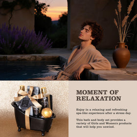 Coffret spa prêt à offrir pour hommes