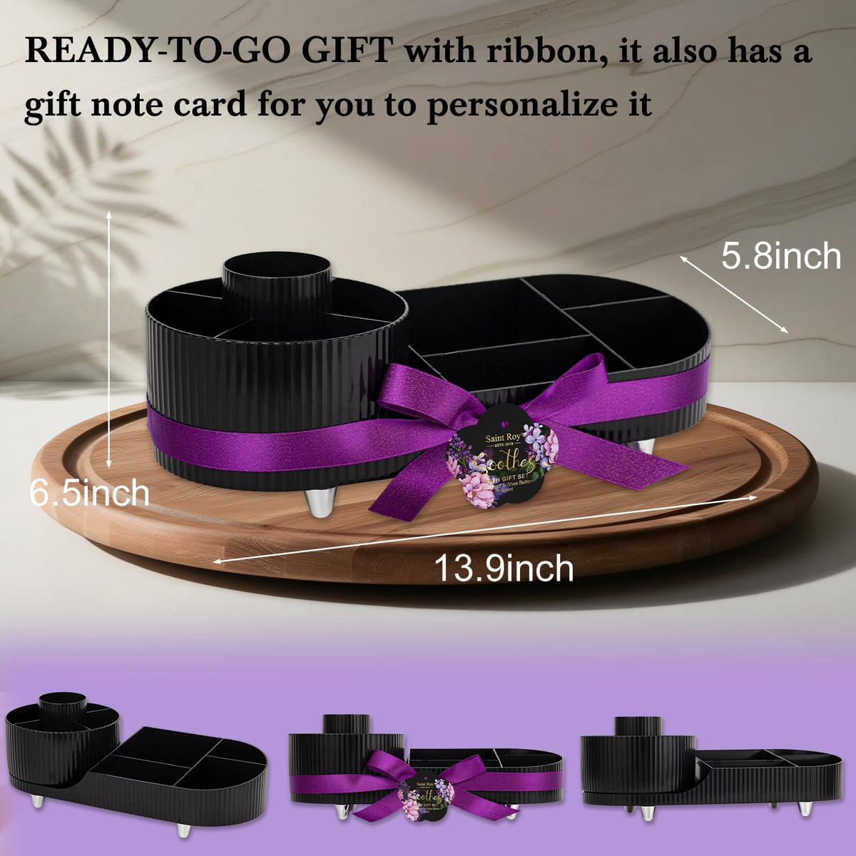 Coffret spa Saint Roy avec carte de vœux personnalisable