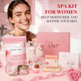 Coffret spa VKTASIMK avec carte de vœux incluse