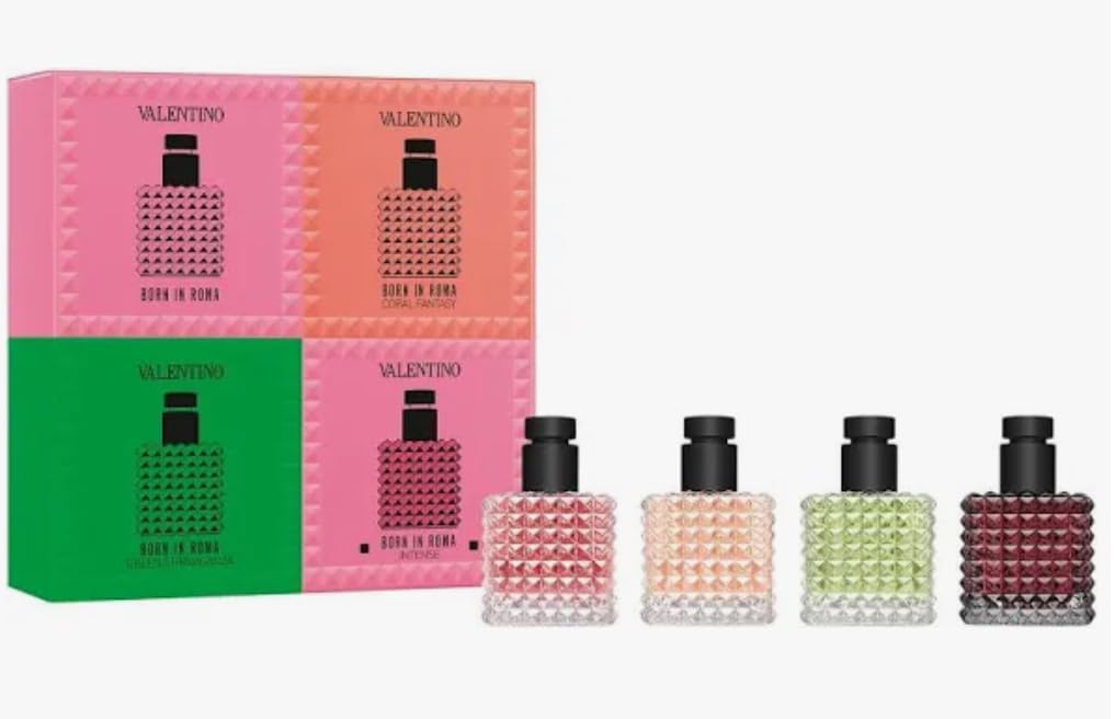 Coffret Valentino Mini Donna Born in Roma avec 4 flacons de 6 mL