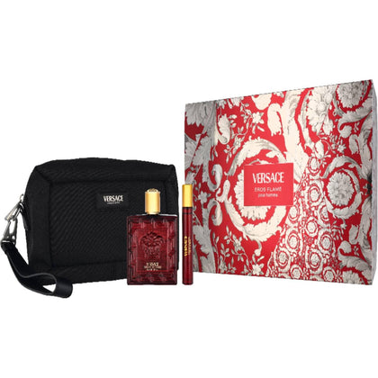 Coffret Versace Eros Flame avec Eau de Parfum 100 ml et 10 ml