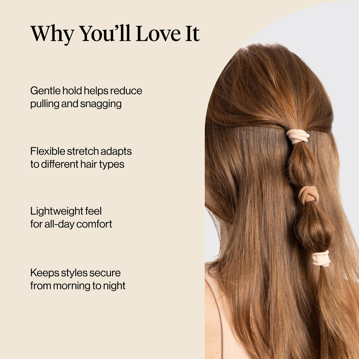Coiffure avec élastiques à cheveux Kitsch en rose