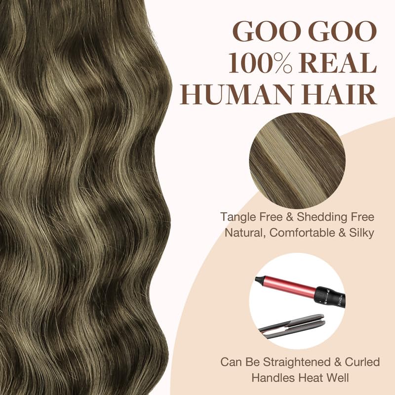 Coiffure avec extensions GOO GOO en cheveux humains
