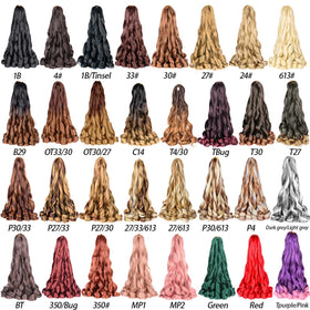 Coiffures variées avec les extensions de cheveux bouclés Luoyudu