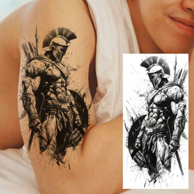 COKTAK emballage de tatouages temporaires guerrier