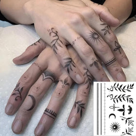 COKTAK tatouage temporaire représentant un papillon