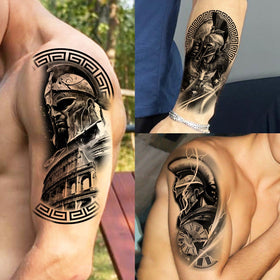 COKTAK tatouages guerrier avec motifs variés