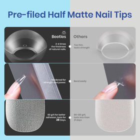 colle 5 en 1 pour ongles beetles dans le kit