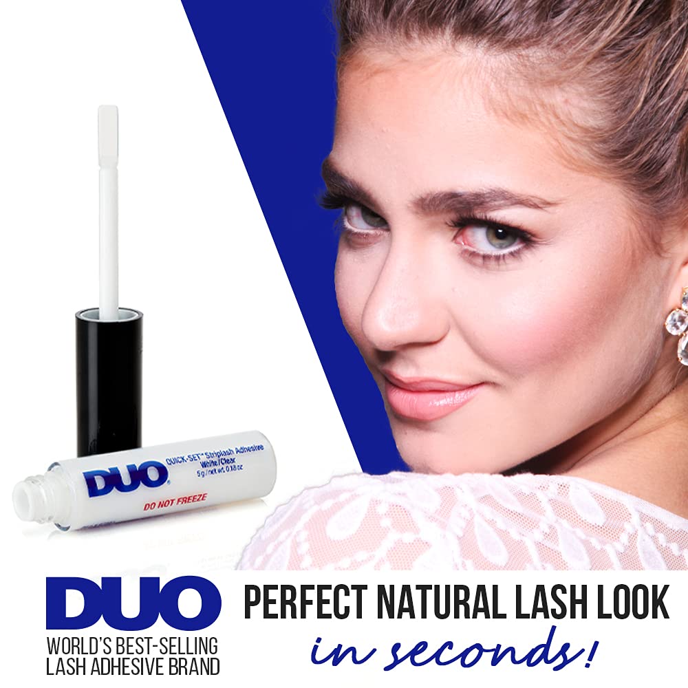 Colle à cils DUO 0,18 oz avec pinceau applicateur ultra fin