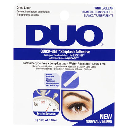 Colle à cils DUO 0,18 oz vue avant avec bouchon transparent