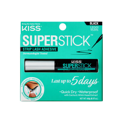 Colle à cils KISS SuperStick noire 4,8 g vue avant