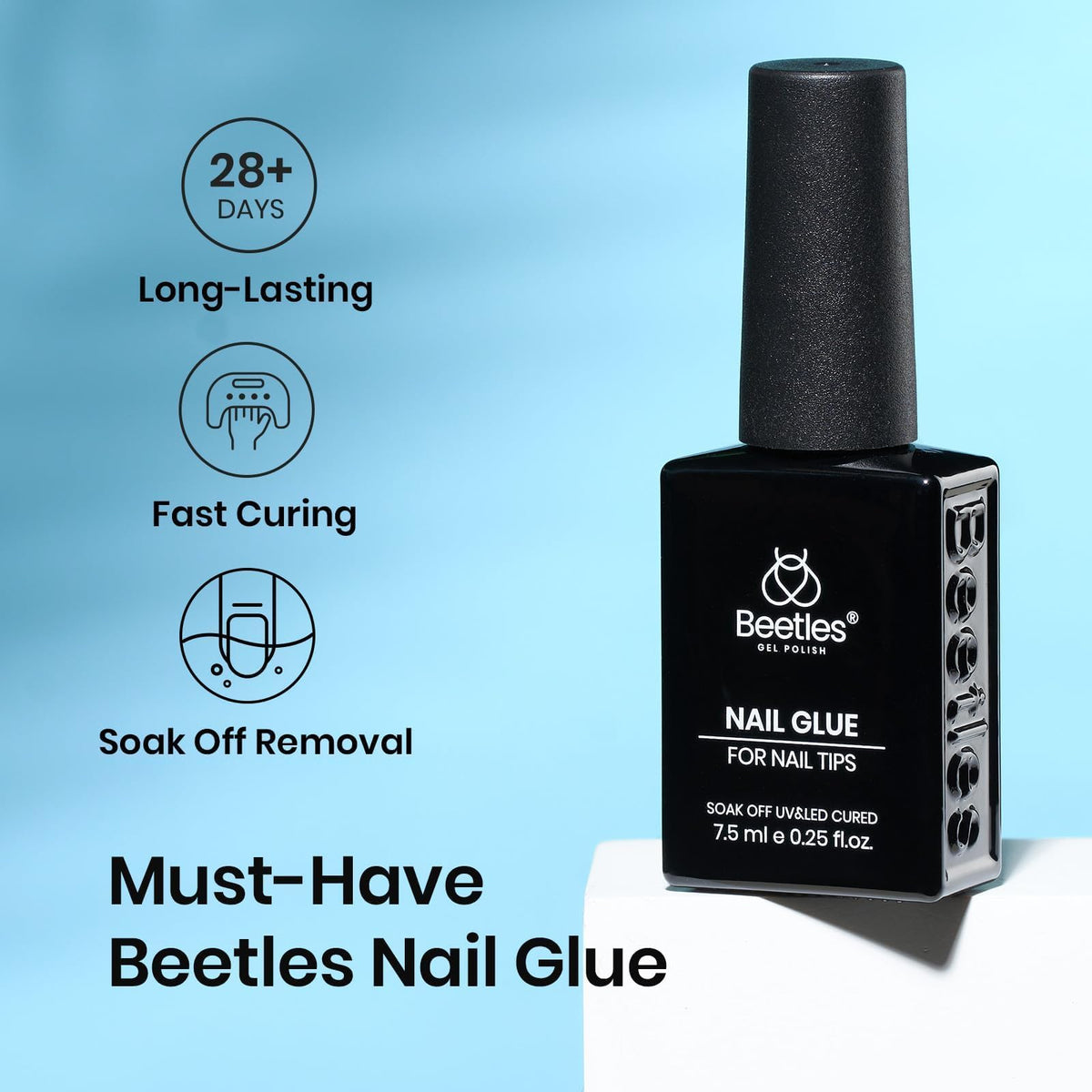 Colle à Ongles beetles avec applicateur