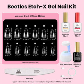 Colle à ongles Beetles avec texture moyenne pour application précise