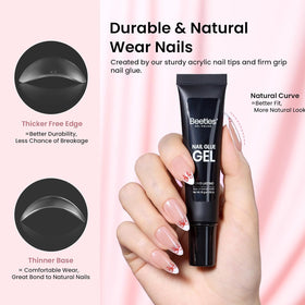Colle à ongles Beetles présentée dans un tube