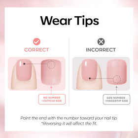 Colle à ongles et pastilles adhésives en gel fournies avec le kit