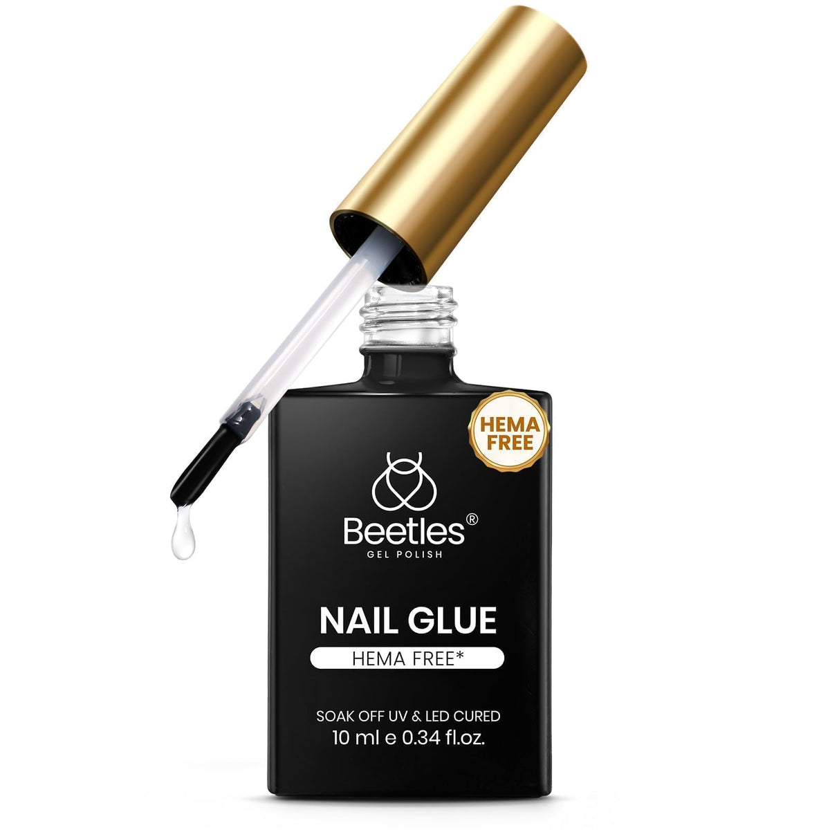 Colle à Ongles Gel HEMA-Free 10ml de beetles vue de face