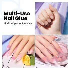Colle à Ongles Gel HEMA-Free ouverte sur une table