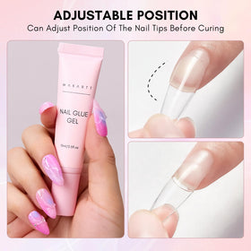 Colle à ongles gel Makartt avec strass et décorations