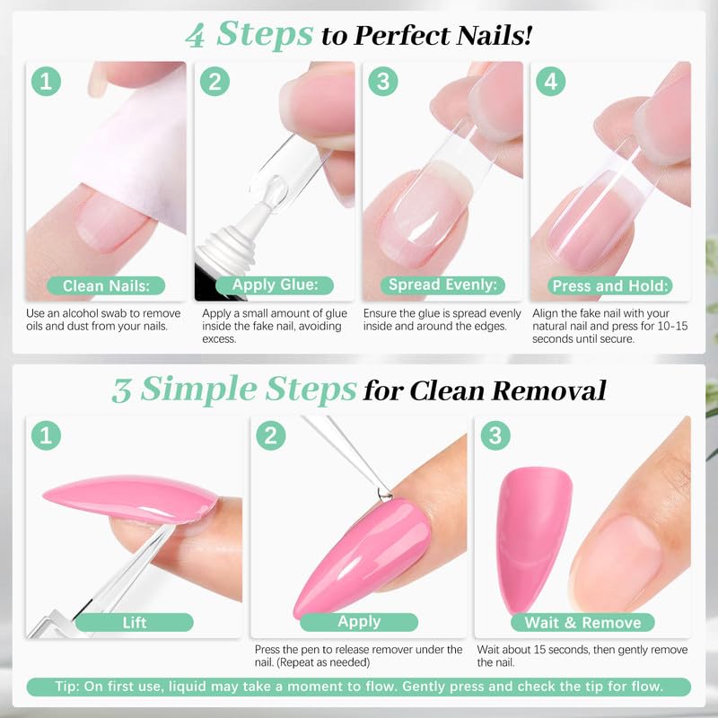 Colle à ongles LEYKOSH en usage quotidien