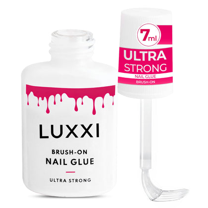 Colle à ongles LUXXI gel rose 7ml vue avant
