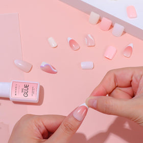 Colle à ongles Makartt en utilisation pour réparation d'ongles