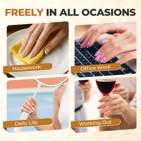 Colle à ongles UNA GELLA 9g avec faux ongles