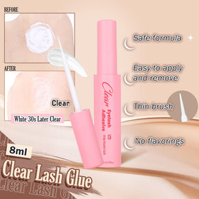 Colle claire pour cils du kit TOOCHUNAG