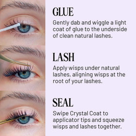 Colle de cils Lilac St. avec applicateur pinceau