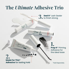 Colle FlutterHabit pour cils avec accessoires