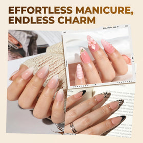 Colle Gel à Ongles UNA GELLA 9 en 1 application sur faux ongles