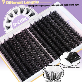 Colle pour cils longue durée du kit QUAFFLY