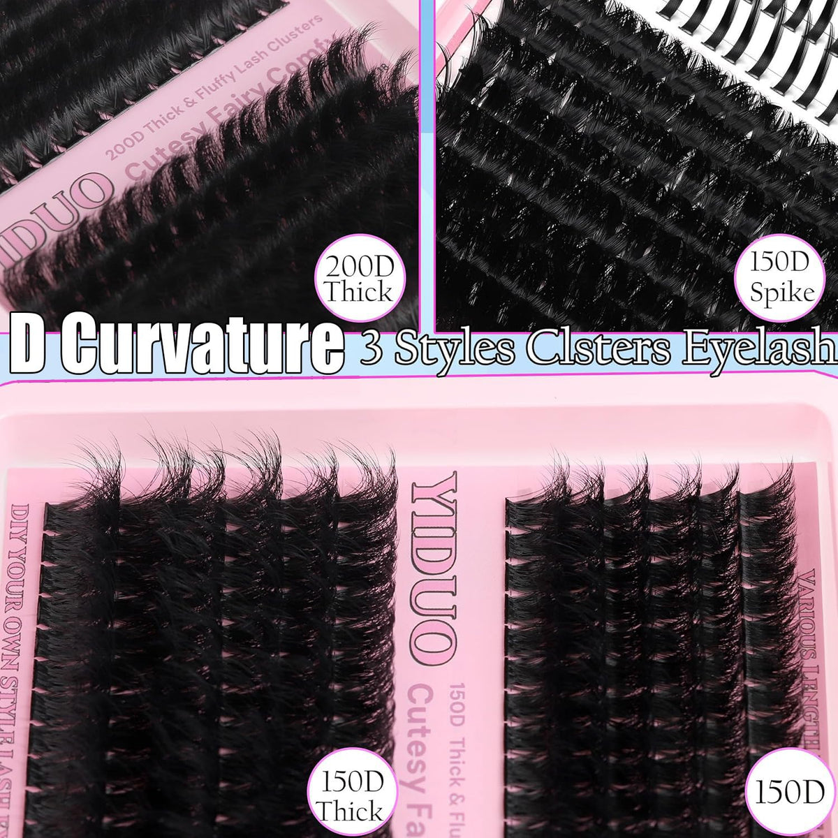 Colle pour cils YIDUO de 10ml incluse dans le kit