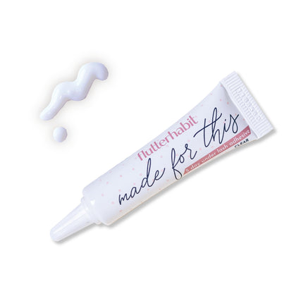 Colle transparente FlutterHabit 9g vue de face