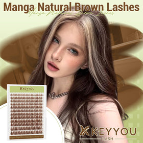 Colle transparente pour cils du kit KEYYOU